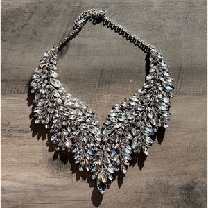 Silver sparkly Necklace.